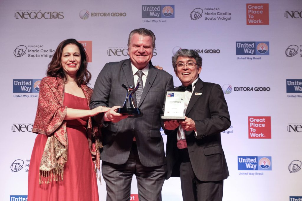 José Adalberto Ferrara, presidente da Tokio Marine, durante a premiação / Foto: Alexandre Di Paula